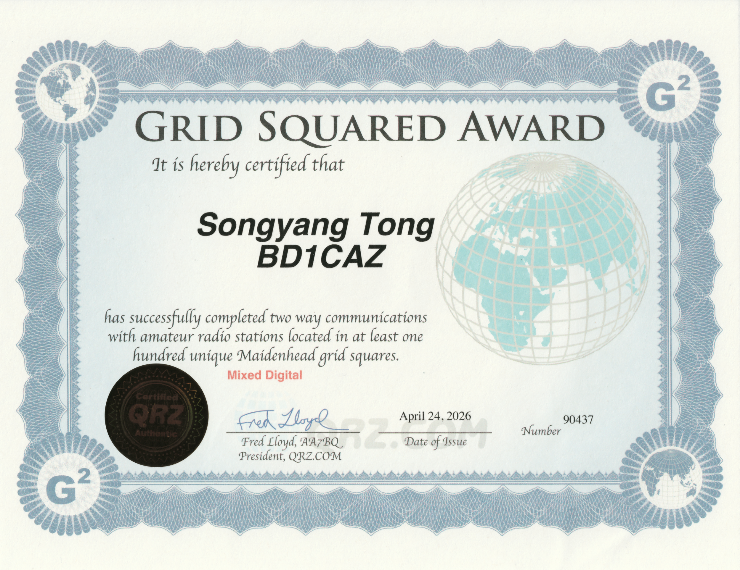 Grid Squared Award 2026 Apr